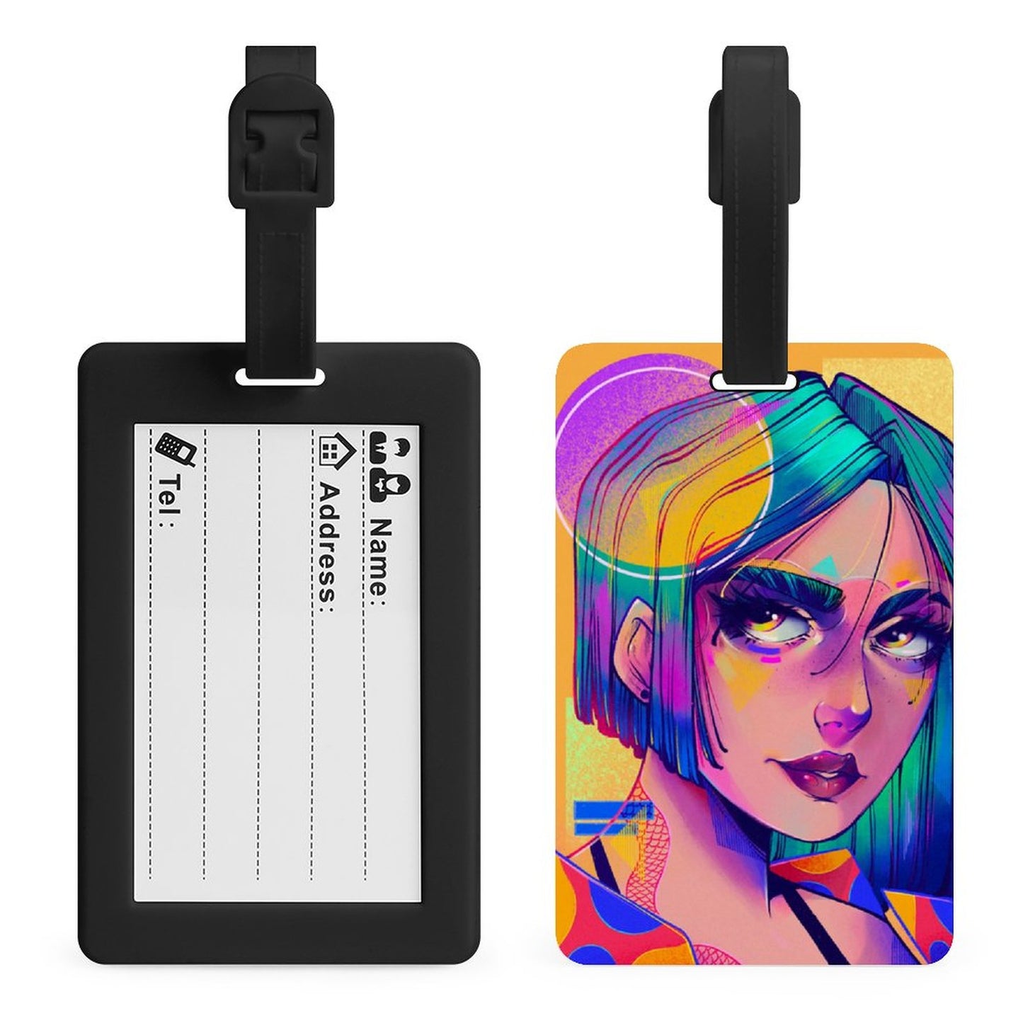 Etiqueta de Equipaje Personalizada TPU | Identificador Maleta Flexible