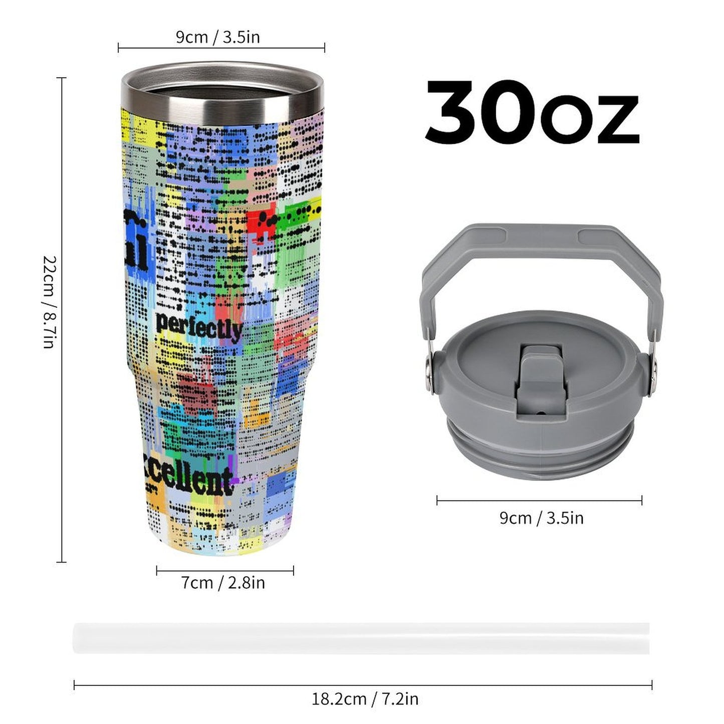 Termo Personalizado para Coche 30oz | Acero Inoxidable con Foto