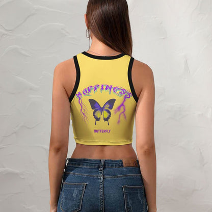 Crop Top Racerback Personalizado | Diseño Deportivo y Casual Mujer
