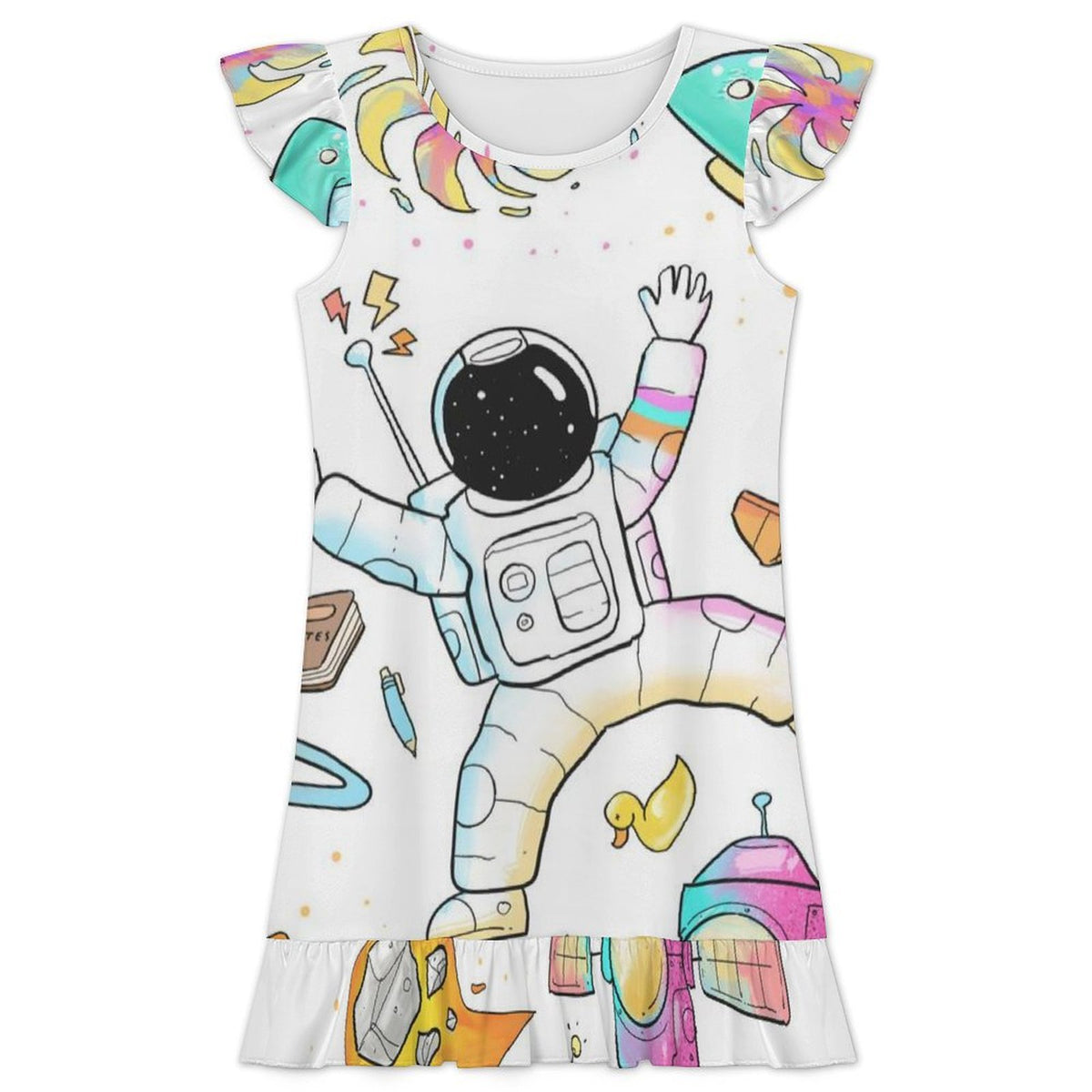 Camisola para Niña con Olanes Personalizable