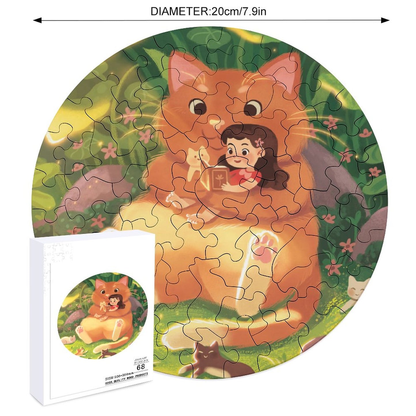 Rompecabezas de Madera Personalizado | Piezas Irregulares y Formas de Animales