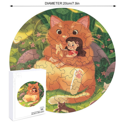 Rompecabezas de Madera Personalizado | Piezas Irregulares y Formas de Animales