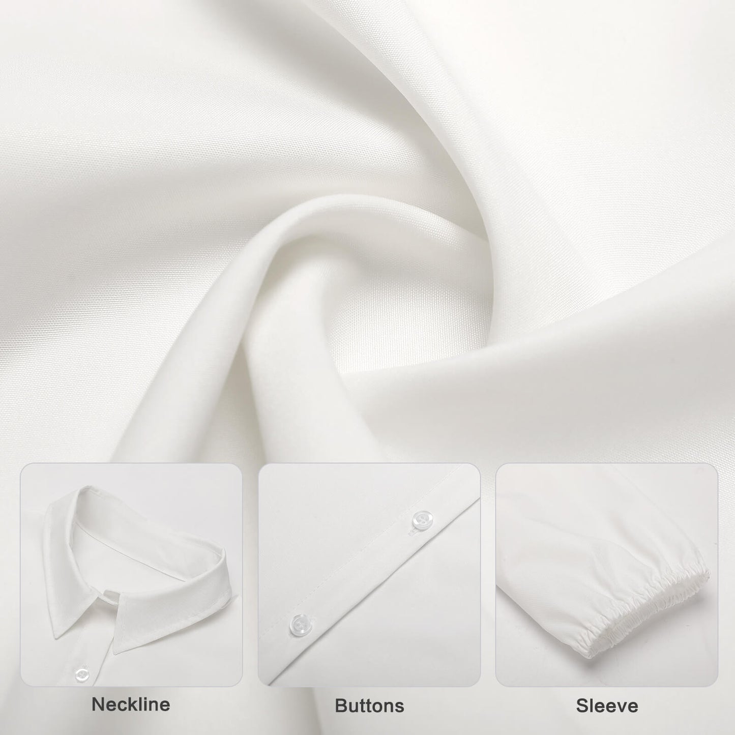 Blusa Vintage Personalizada | Cuello V y Mangas Poeta | Estilo Francés Anti-arrugas