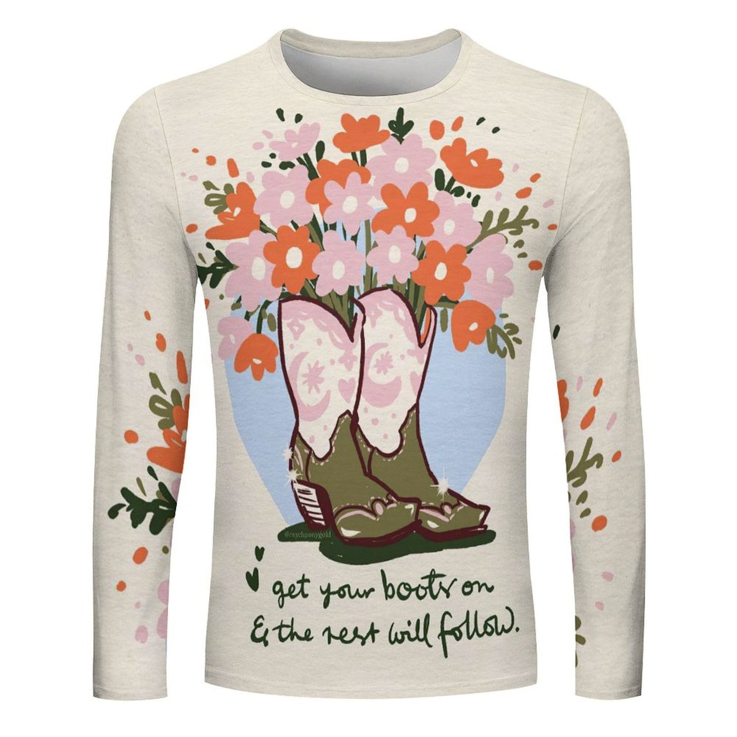 Playera Manga Larga de Algodón Personalizada | Full Print
