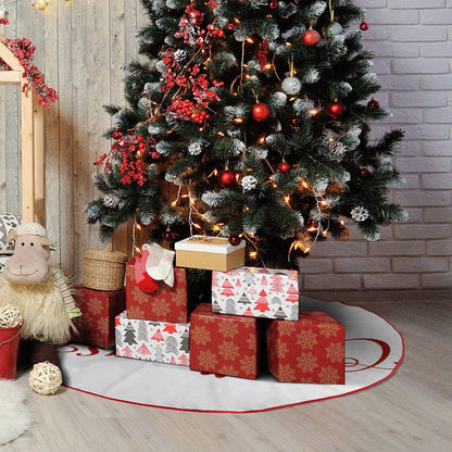 Enmarca tu Navidad: Cubre Pie de Árbol Reversible y Personalizado