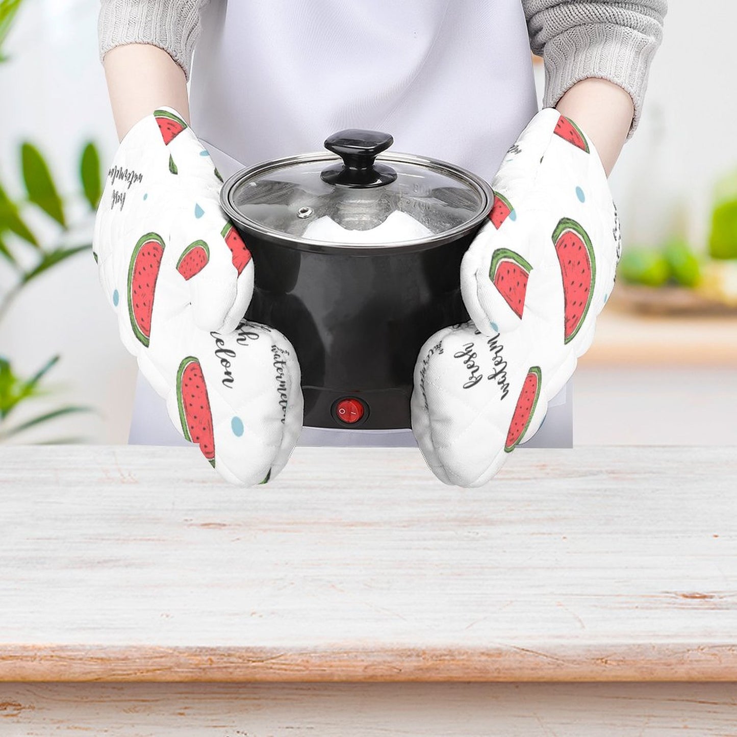 Guantes de Horno Personalizados | Set de 2 Mitones Térmicos | Regalo Cocina