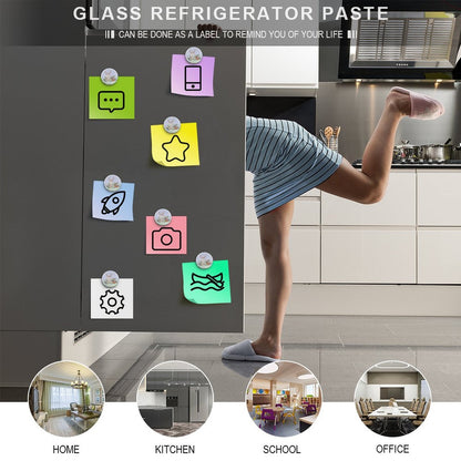 Imanes de Refrigerador Personalizados de Cristal | Foto Magnética Redonda 4cm