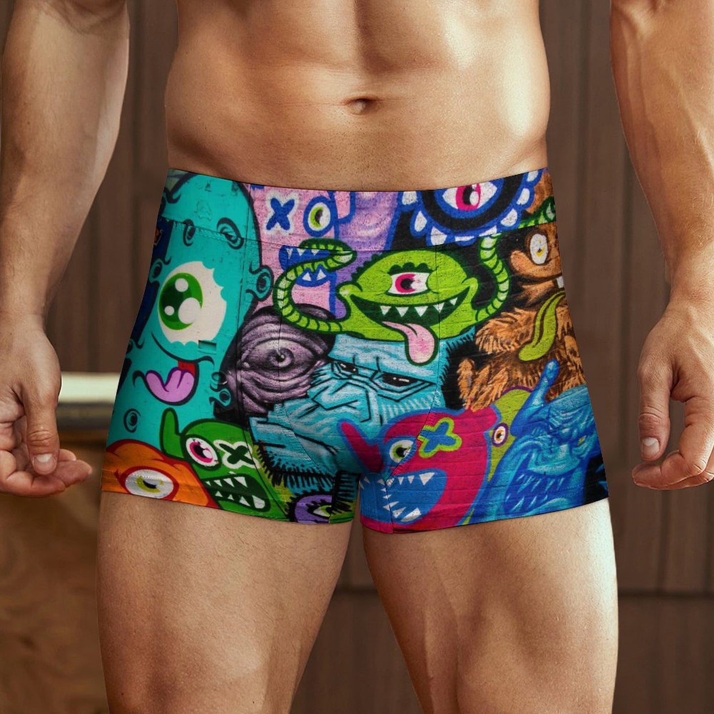 Calzón de Modal Personalizado para Hombre con Impresión Completa