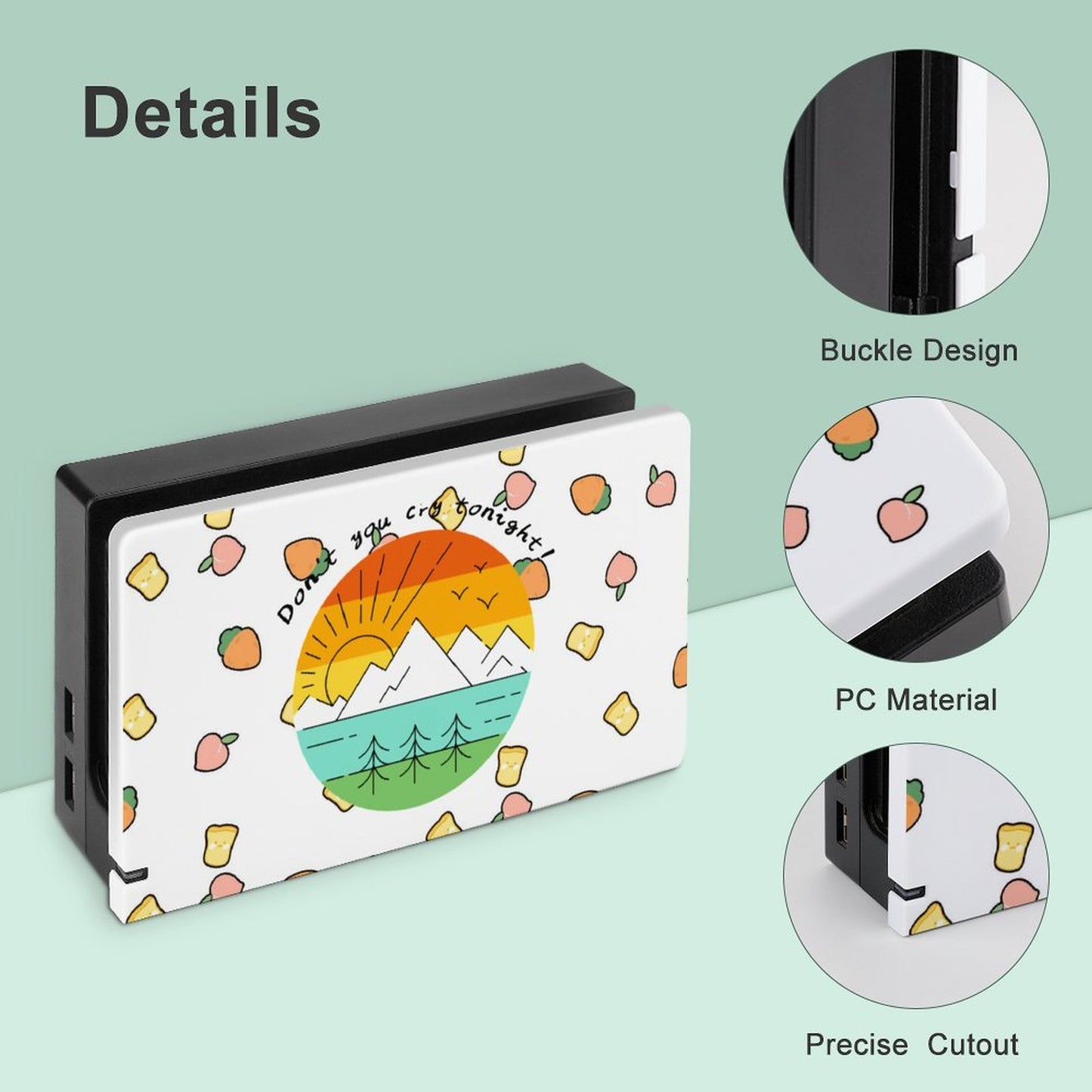 Funda Decorativa para Dock Nintendo Switch | Carcasa Personalizada