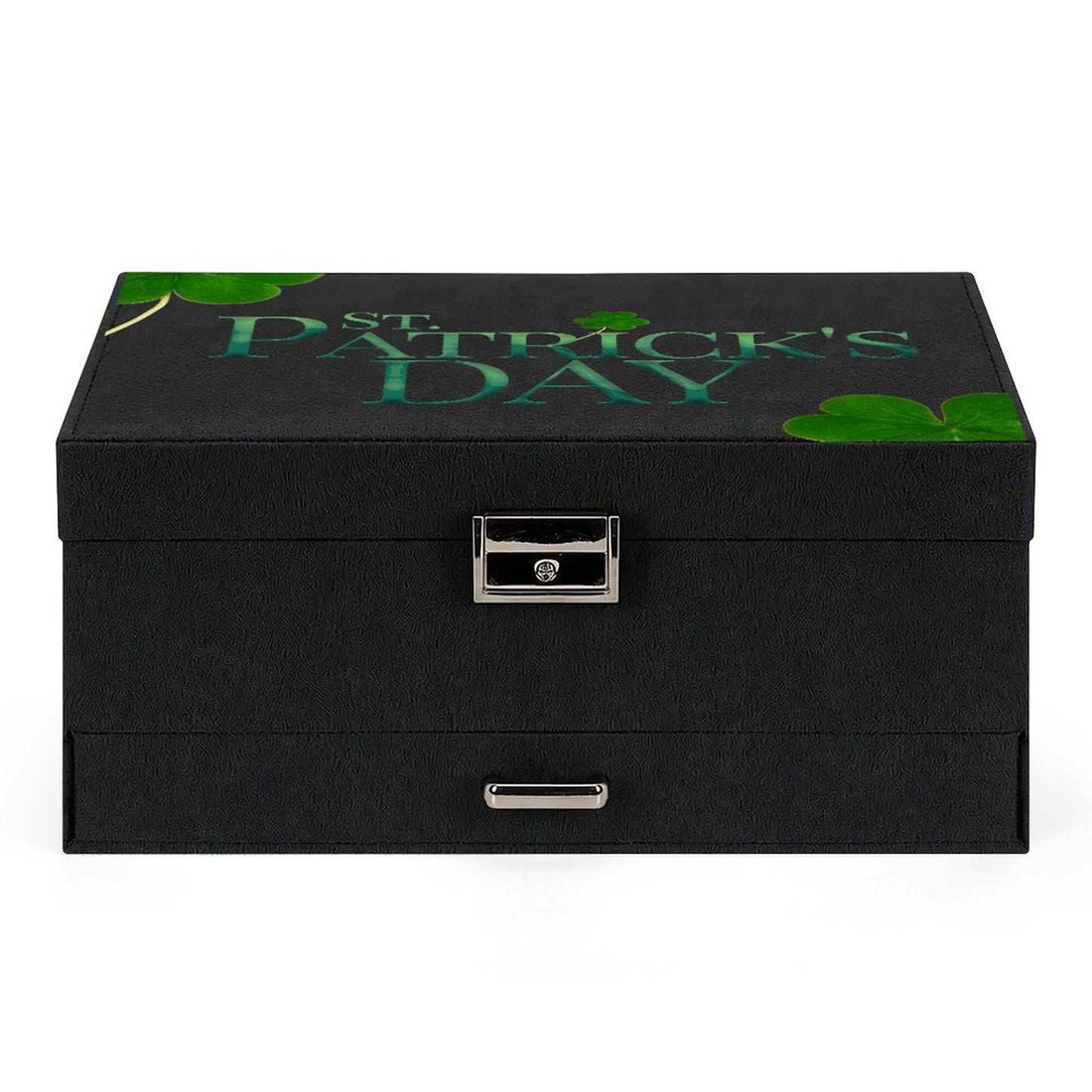 Joyero de Gamuza de Tres Niveles Personalizable con Ganchos