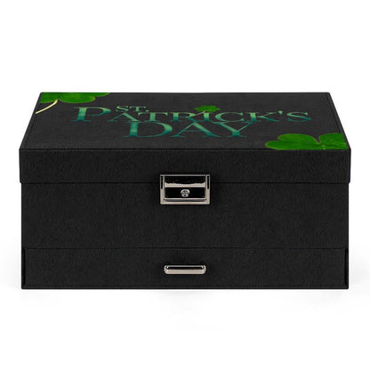 Joyero de Gamuza de Tres Niveles Personalizable con Ganchos