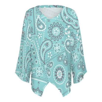 Blusa Chiffon Manga Larga Transparente | Top Playa Boho