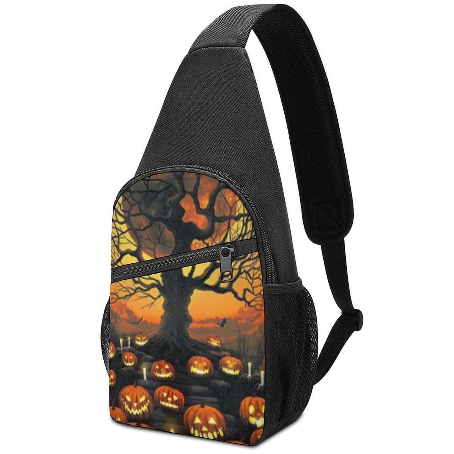 Mochila Cruzada Gran Capacidad Personalizada | Sling Bag Oxford con Porta Llaves
