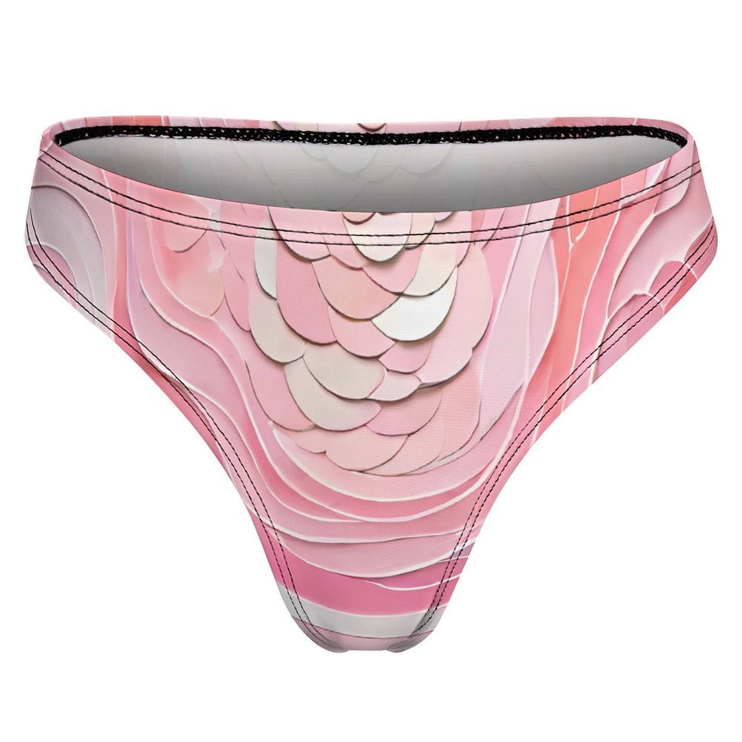 Tanga de Modal Personalizable con Impresión Completa
