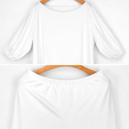 Conjunto 2 Piezas Asimétrico | Top Maxi Un Hombro y Pantalón