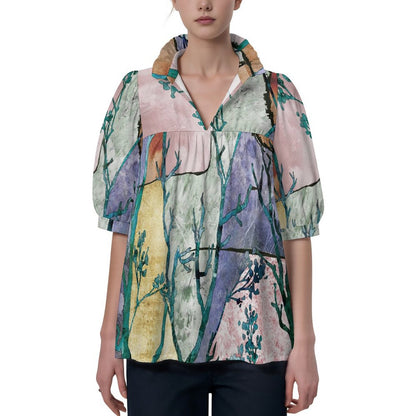 Blusa Cuello V para Mujer Personalizable | Playera con Foto México