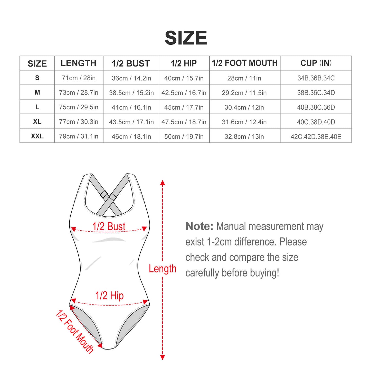 Traje de Baño Entero Personalizado | Ajuste Lateral y Control Abdomen