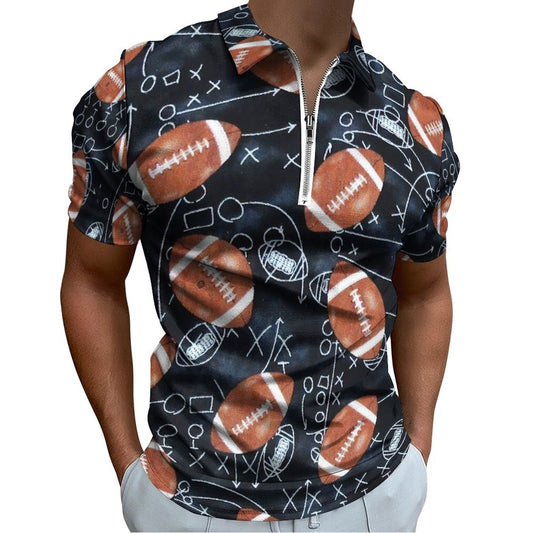 Polo de Algodón Personalizada con Cierre | Impresión Total