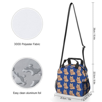 Lonchera Crossbody Térmica Personalizada | Bolsa de Almuerzo Manos Libres