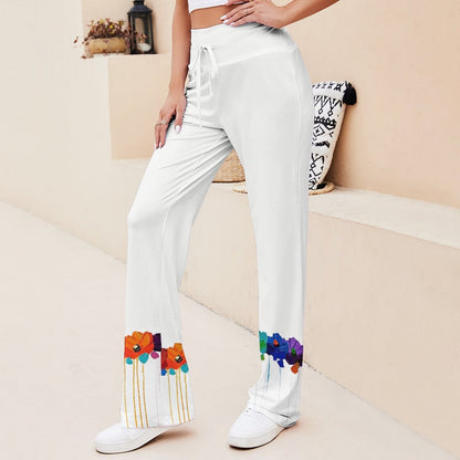 Pantalón Recto Holgado con Cordón | Yoga y Lounge Personalizado