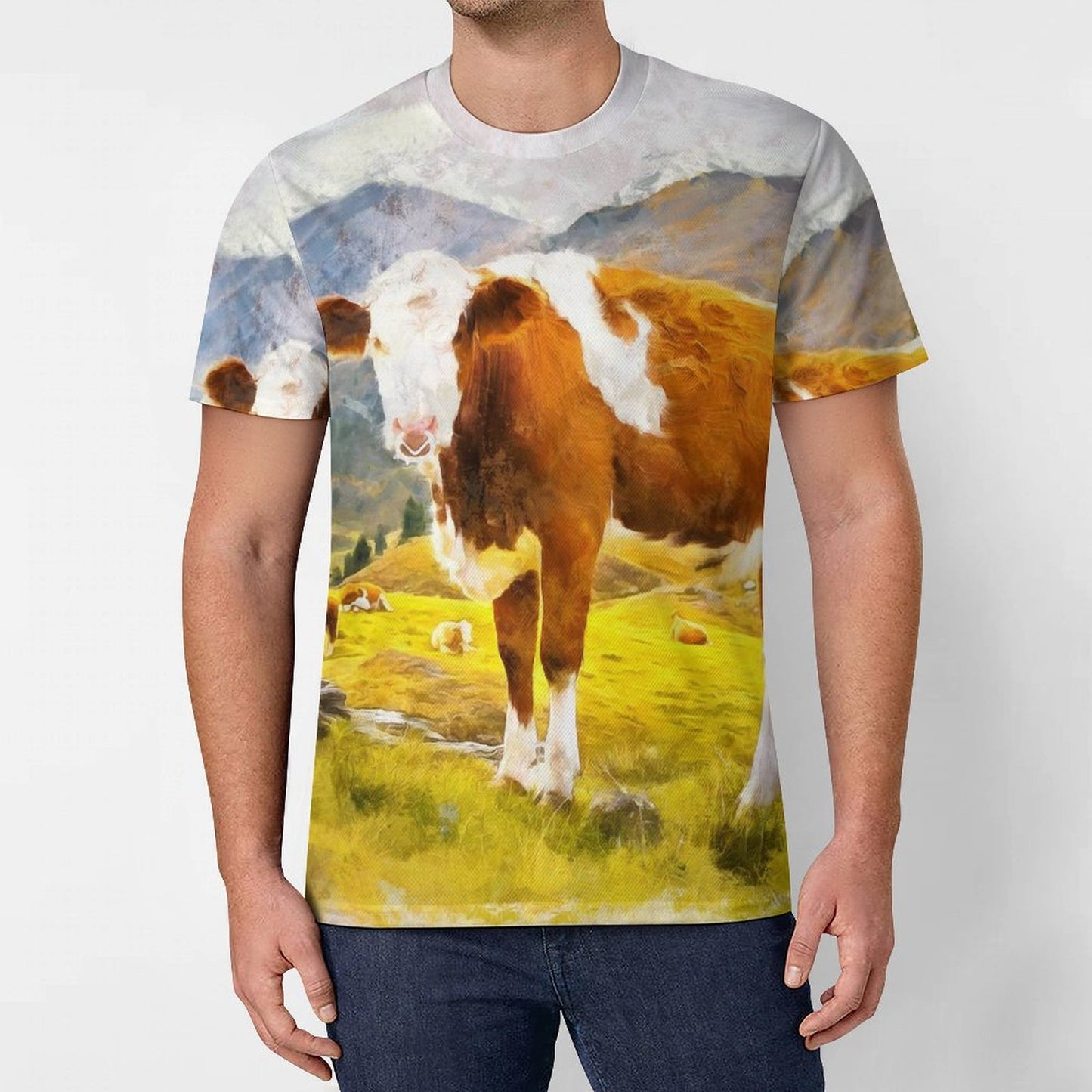 Playera Personalizada con Foto para Hombre | Tela Fresca Seda de Hielo