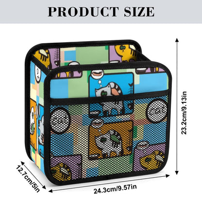 Organizador de Asiento de Auto Personalizado | Bolsa de Cuero PU