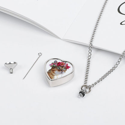 Collar Conmemorativo para Mascotas | Dije Personalizado con Foto y Urna