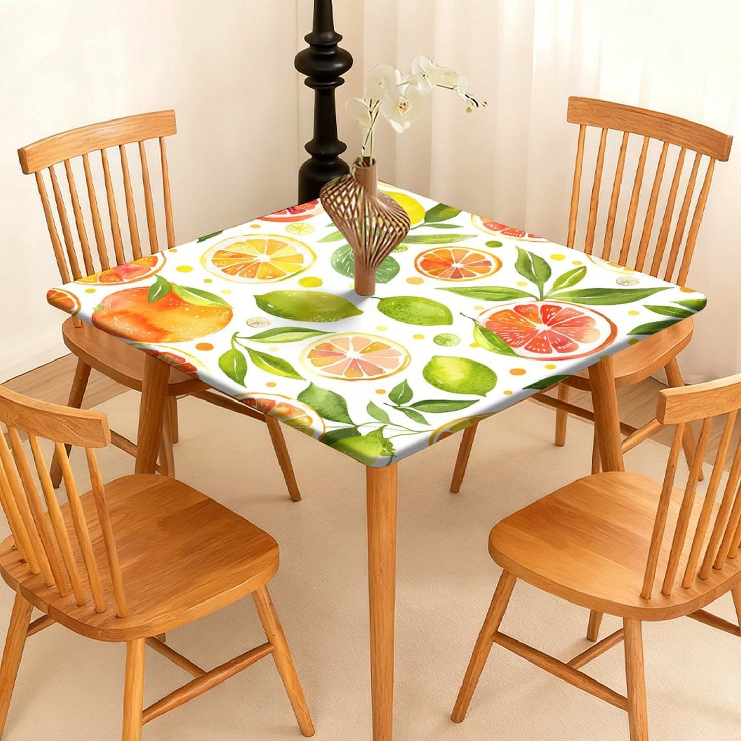 Mantel Ajustado para Mesa Cuadrada | El Escudo Anti-Derrames para Fiestas