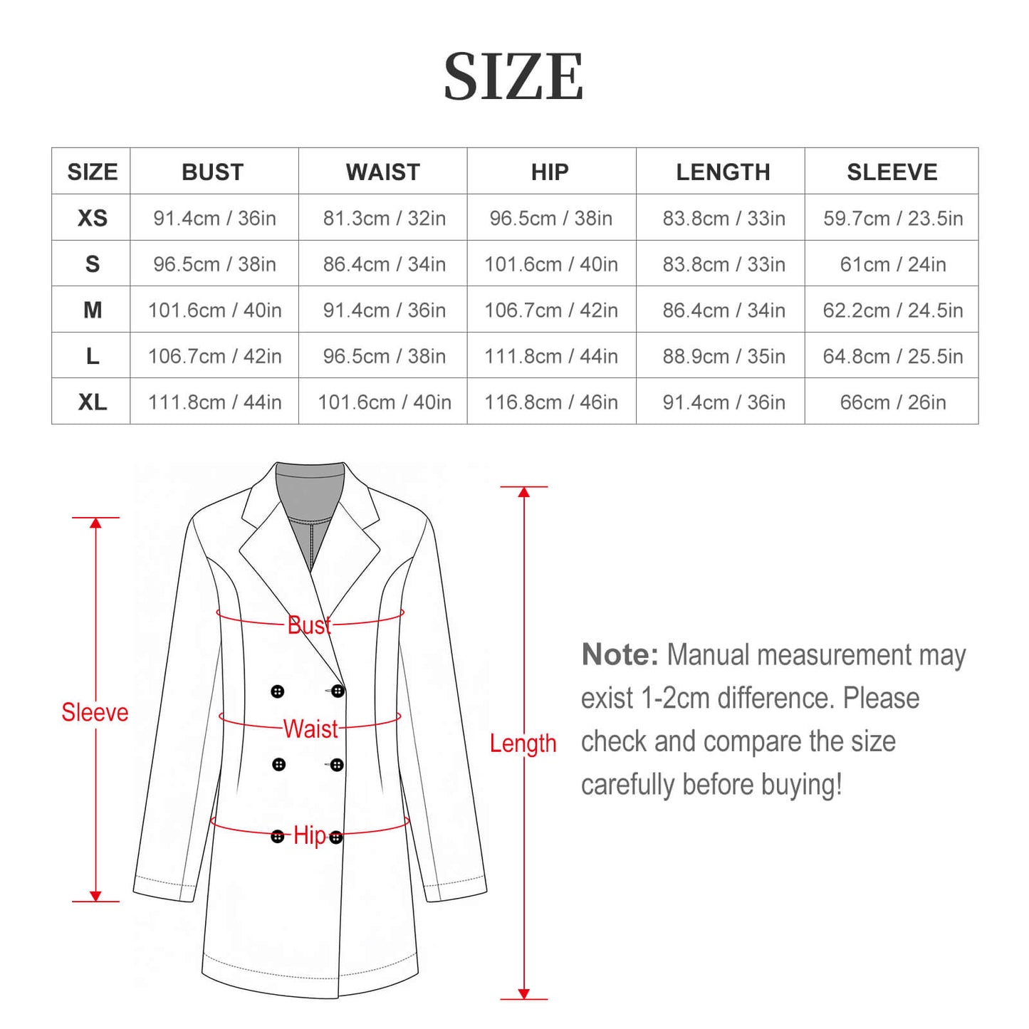 Vestido Blazer Personalizable con Doble Botonadura para Mujer