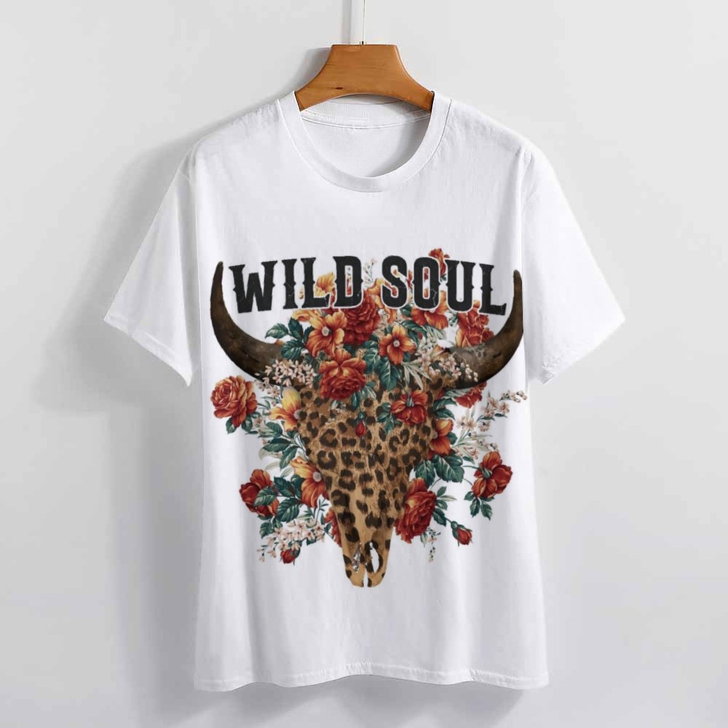 Camiseta Mujer Full Print Tacto Algodón | Tallas S-6XL Personalizada