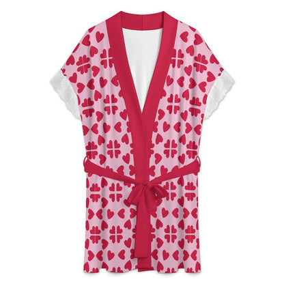 Batas de Novia Personalizadas con Encaje | Bata Kimono México