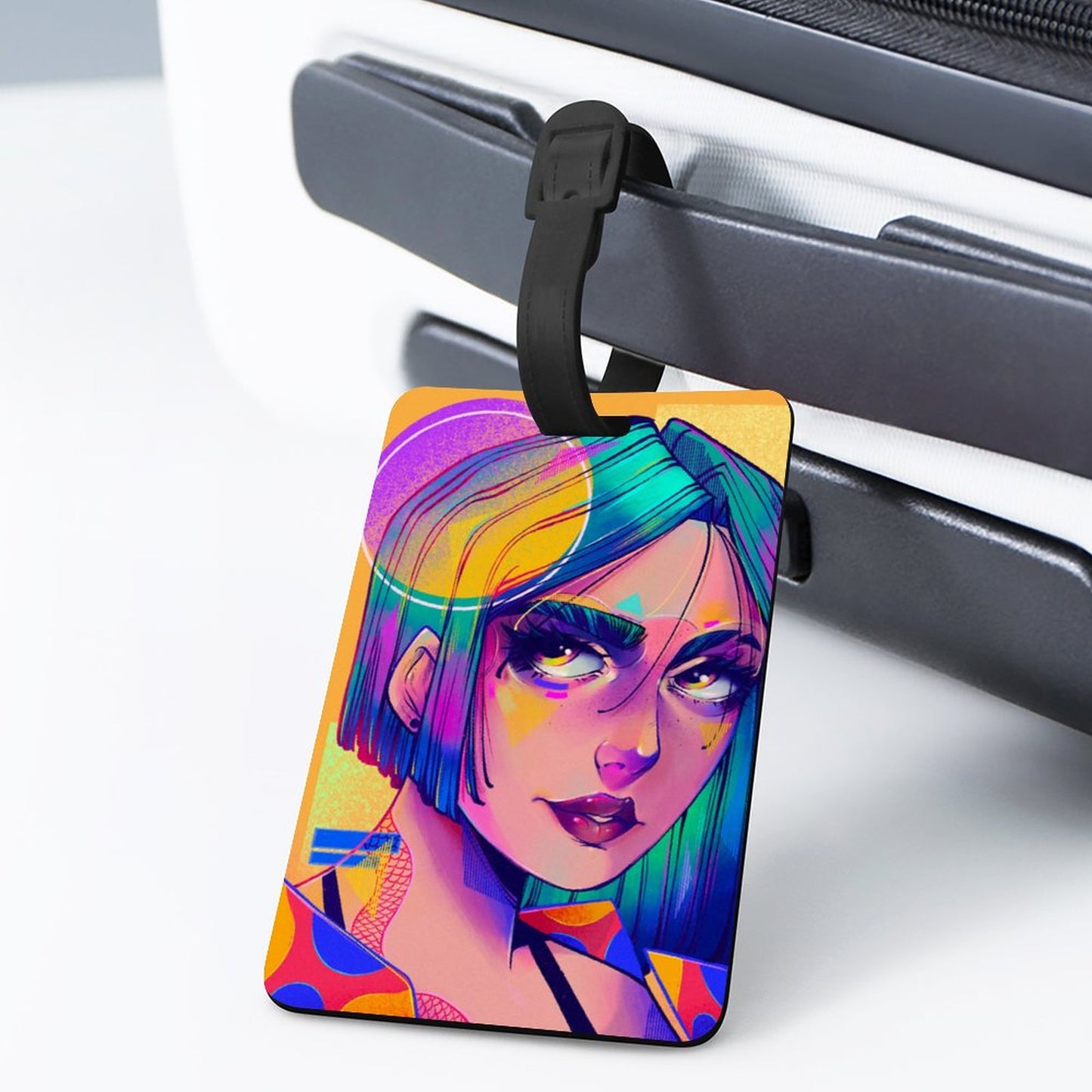 Etiqueta de Equipaje Personalizada TPU | Identificador Maleta Flexible