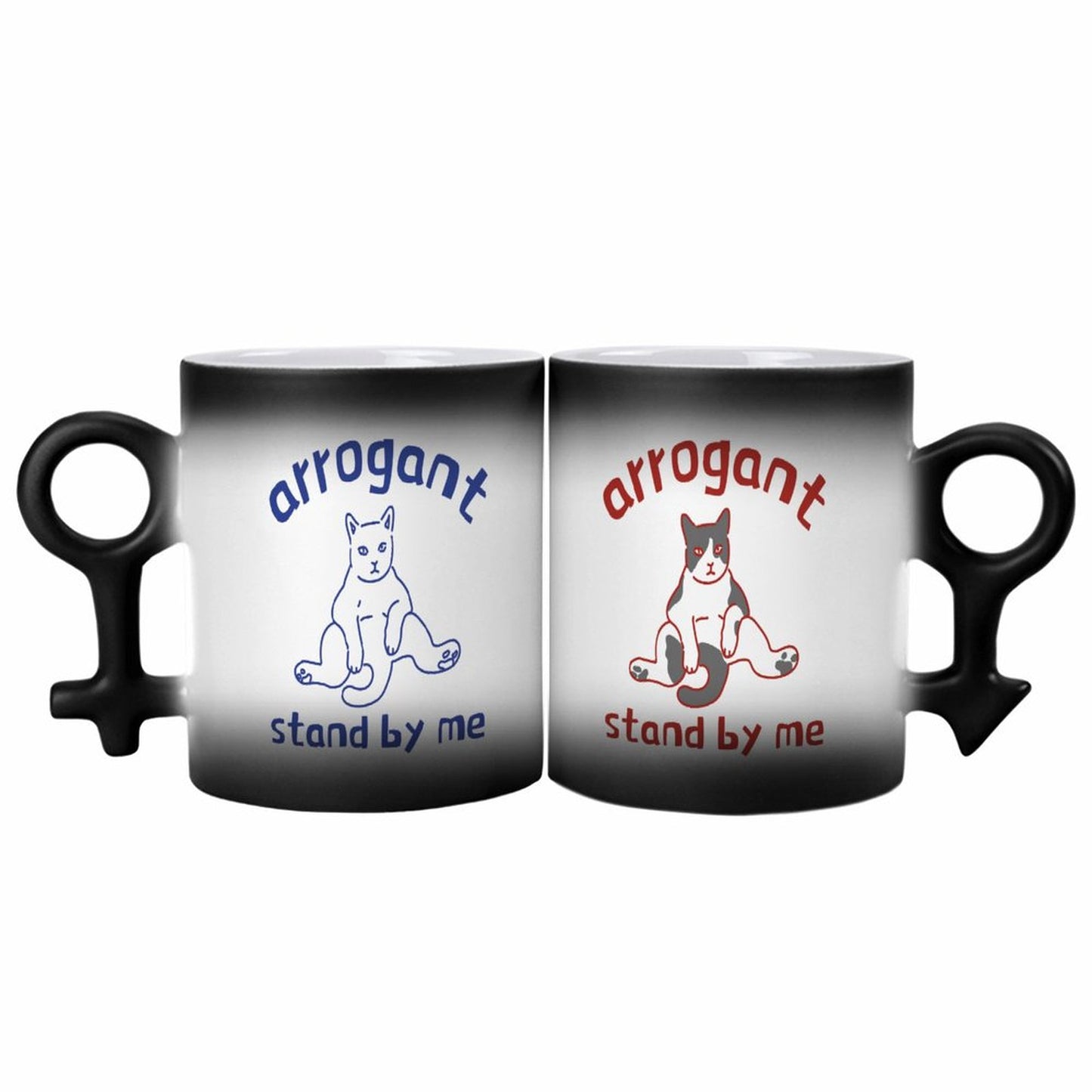 Set Tazas Mágicas Pareja Personalizadas | Foto Aparece con Calor