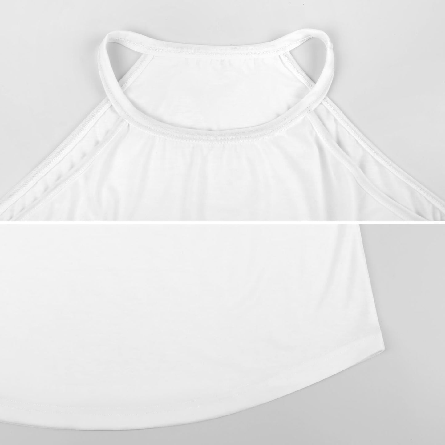 Playera Sin Mangas Personalizada Cuello Redondo | Tallas S-6XL