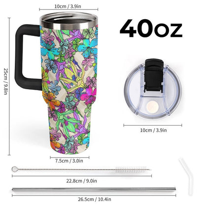 Vaso Térmico Gigante Personalizado de Acero Inoxidable 40oz