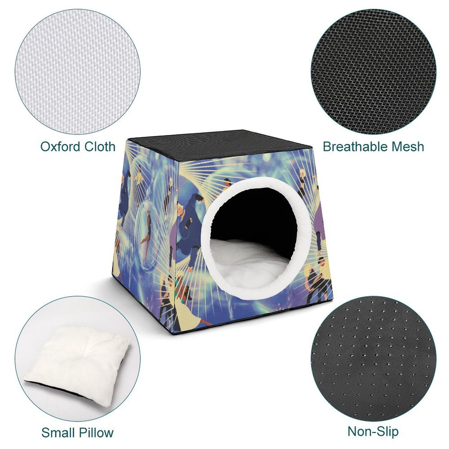 Cama Semicerrada Personalizada para Mascotas | Diseño Cápsula Espacial