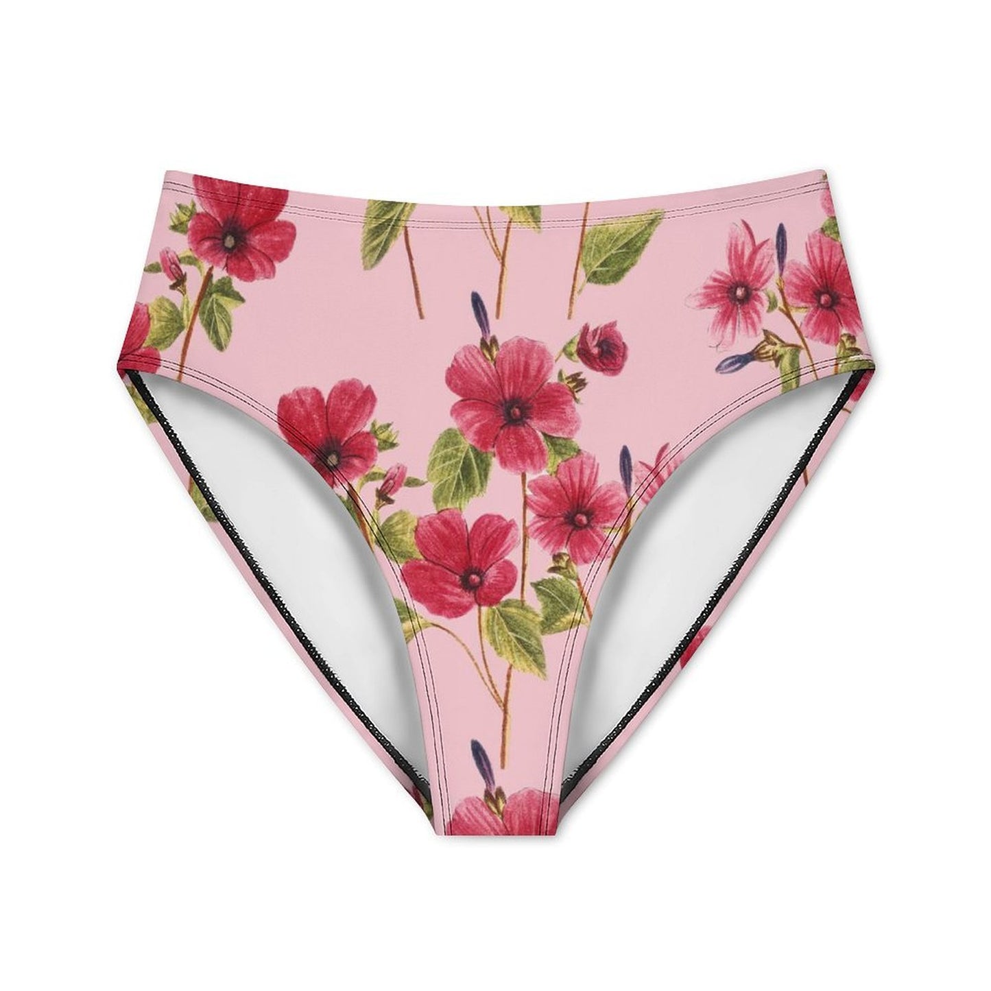 Sporty Bikini Swimwear Set Flowers