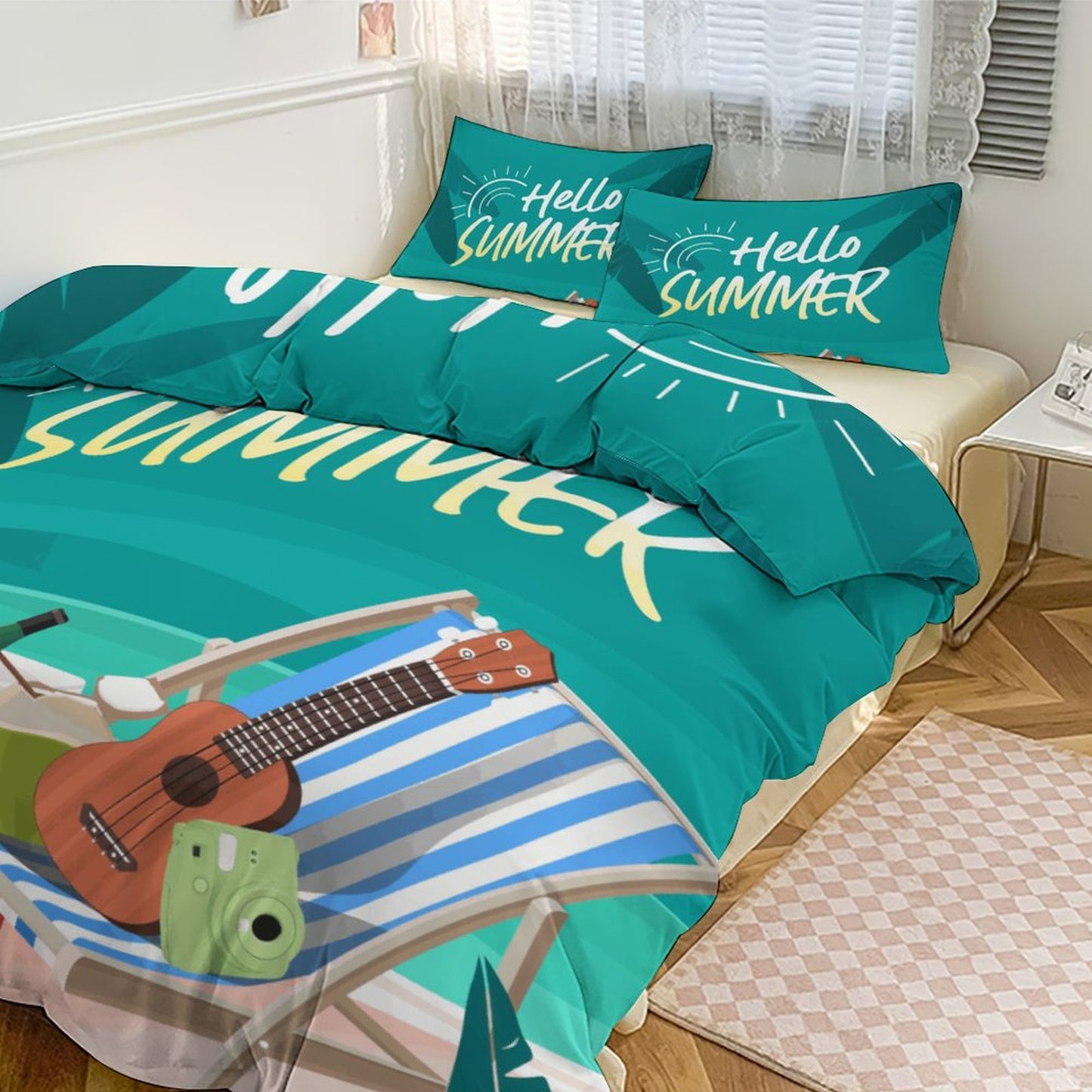 Juego de Cama 3 Piezas Personalizado | Funda Nórdica Suave y Térmica
