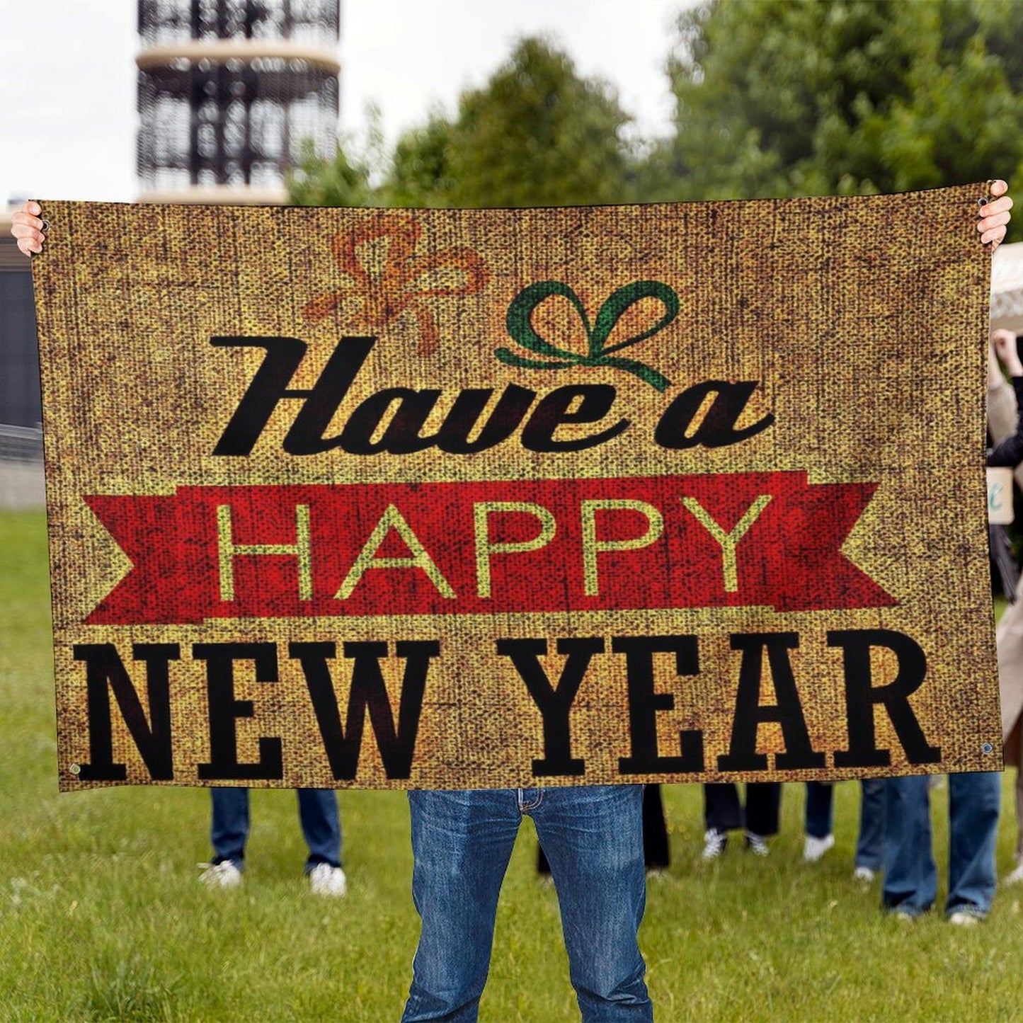Pancarta de Tela Personalizada | Tu Mensaje, Audaz y a Prueba de Todo