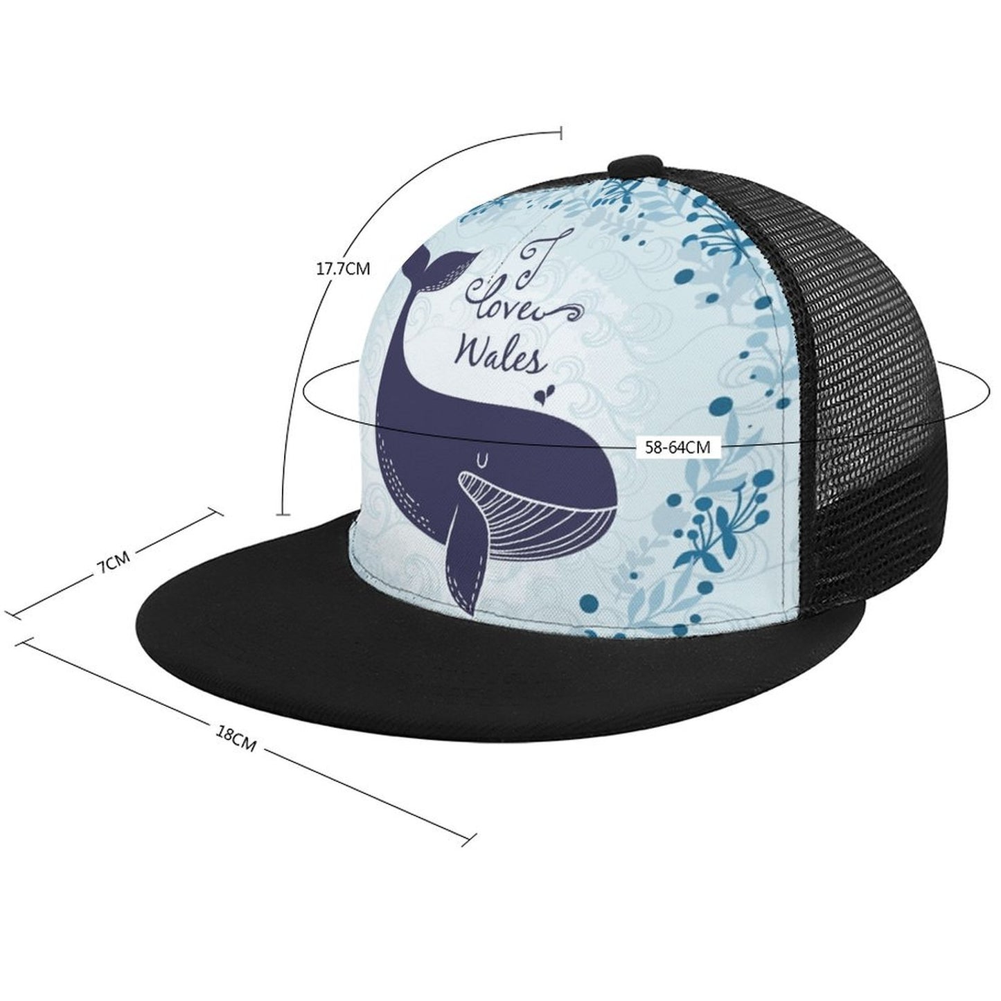 Gorra Plana Trucker Personalizada | Snapback de Malla con tu Logo