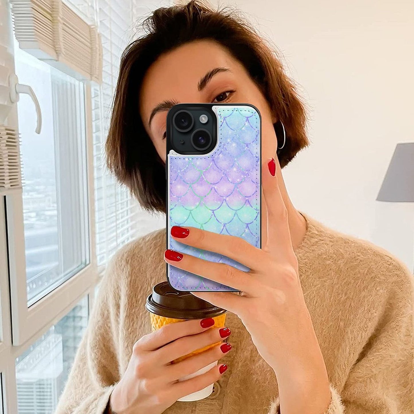 Funda Cartera iPhone 15 Personalizada | Protección Total + Tarjetero