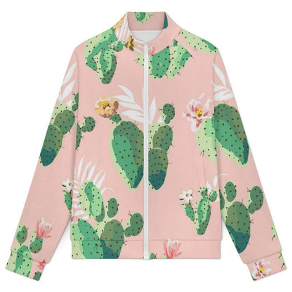 Fleece Jacket Cactus, Tropical, Pink