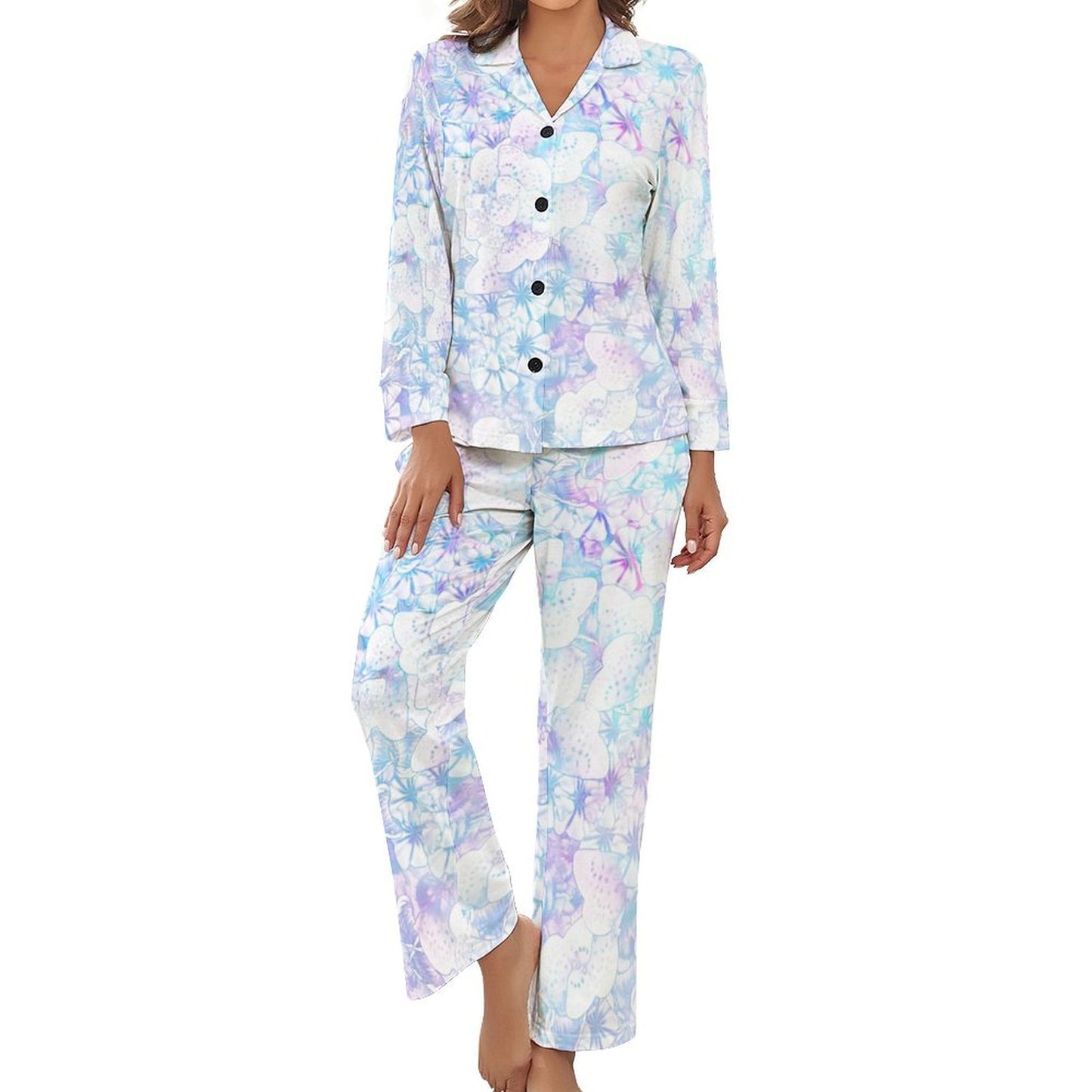 Pijama Personalizada para Mujer | Conjunto V-Neck con Foto