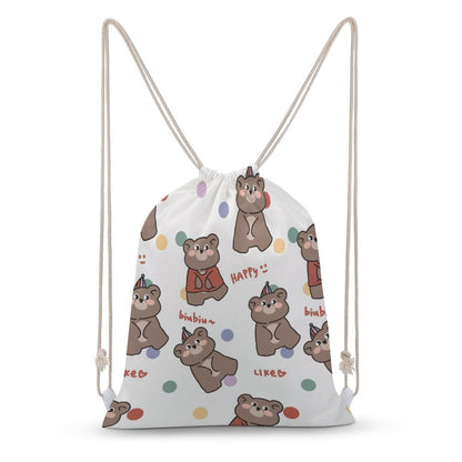 Mochila Saco de Lona 12oz Personalizada | Morral de Cuerdas Algodón